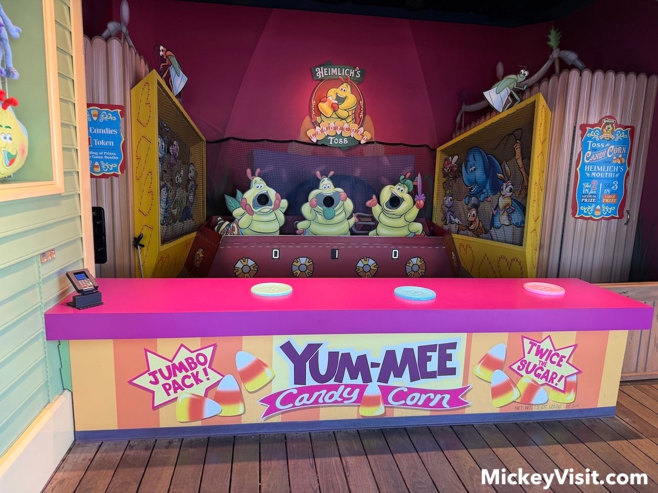 Caterpillar carnival game