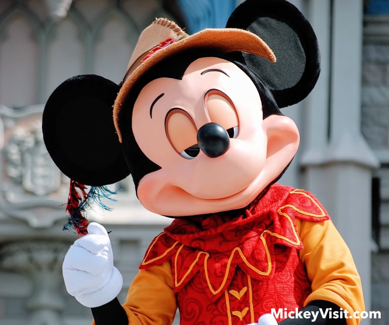Mickey Mouse blinking