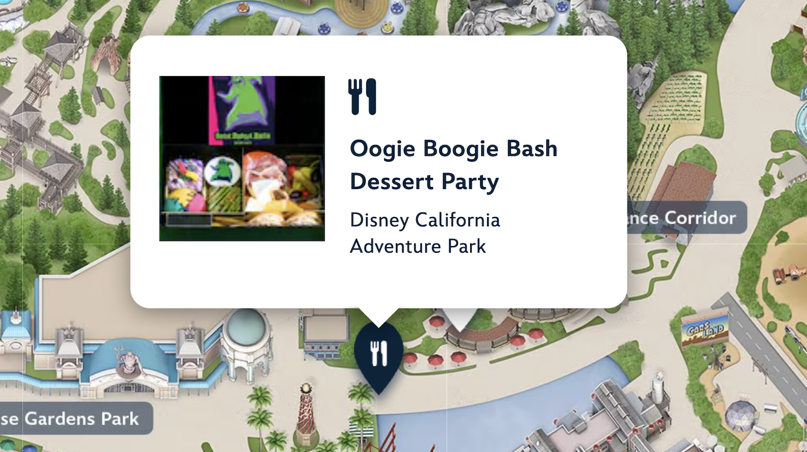 Disney California Adventure map