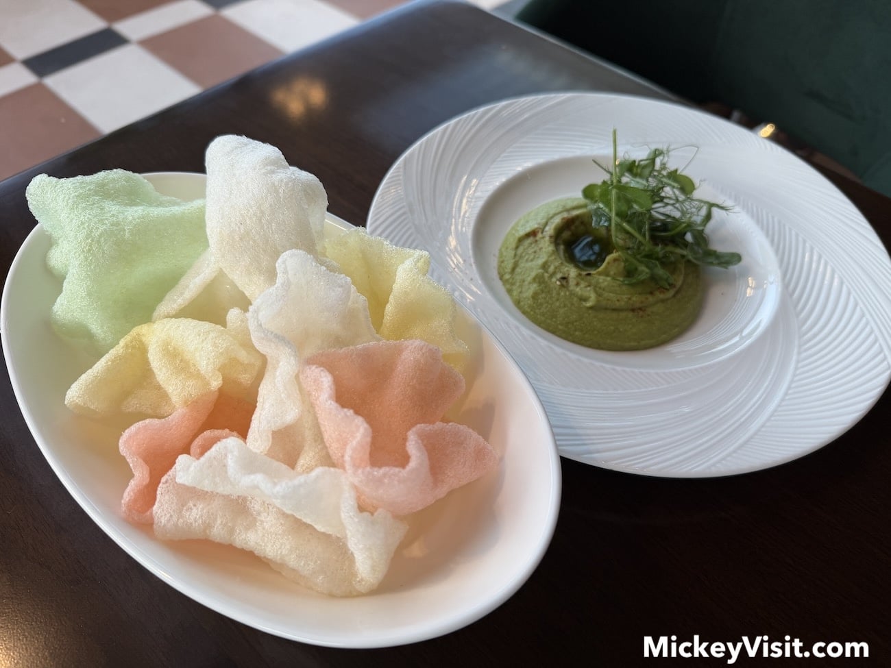 Guacamole and chips