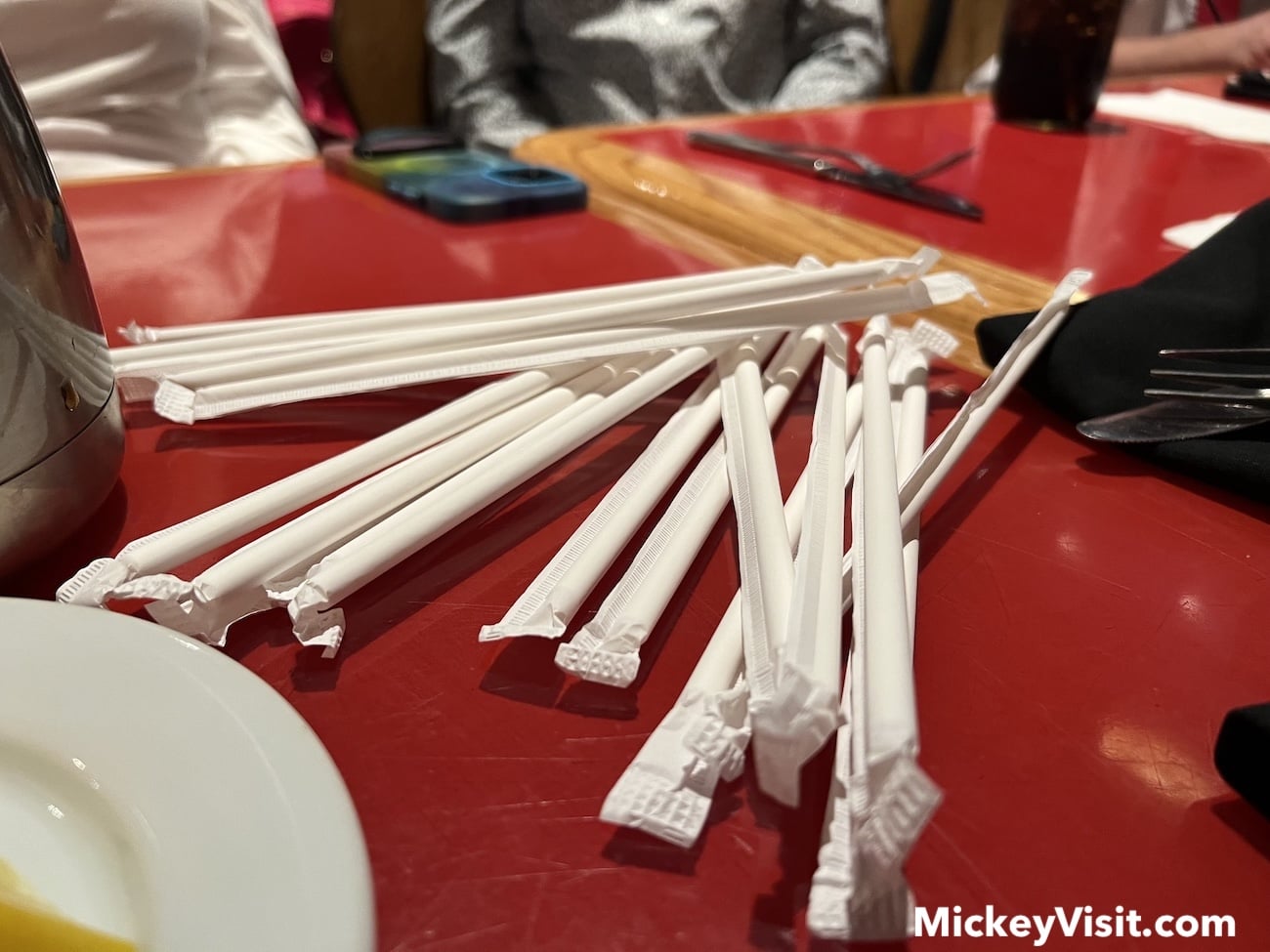 Straws in a pile