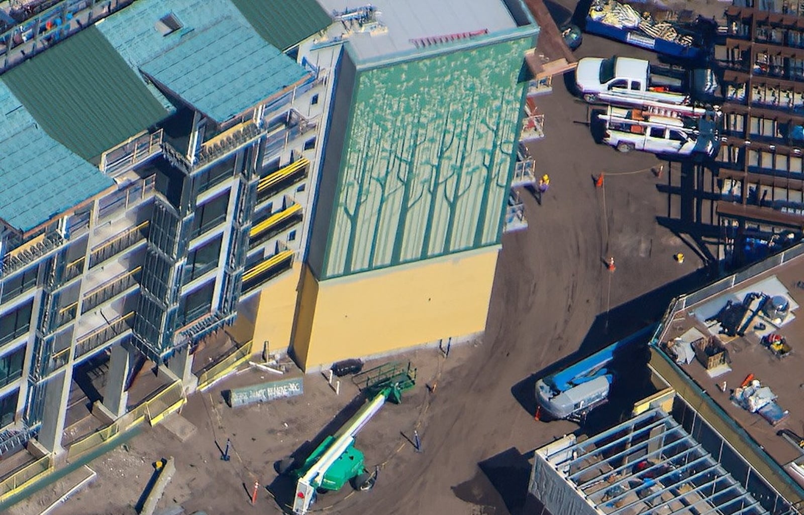 Lakeshore Lodge construction