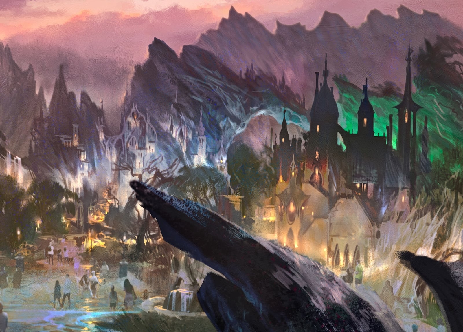 Villains Land concept art
