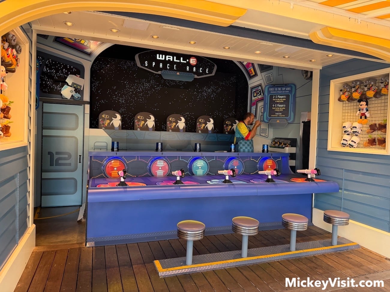 WALL-E space carnival game