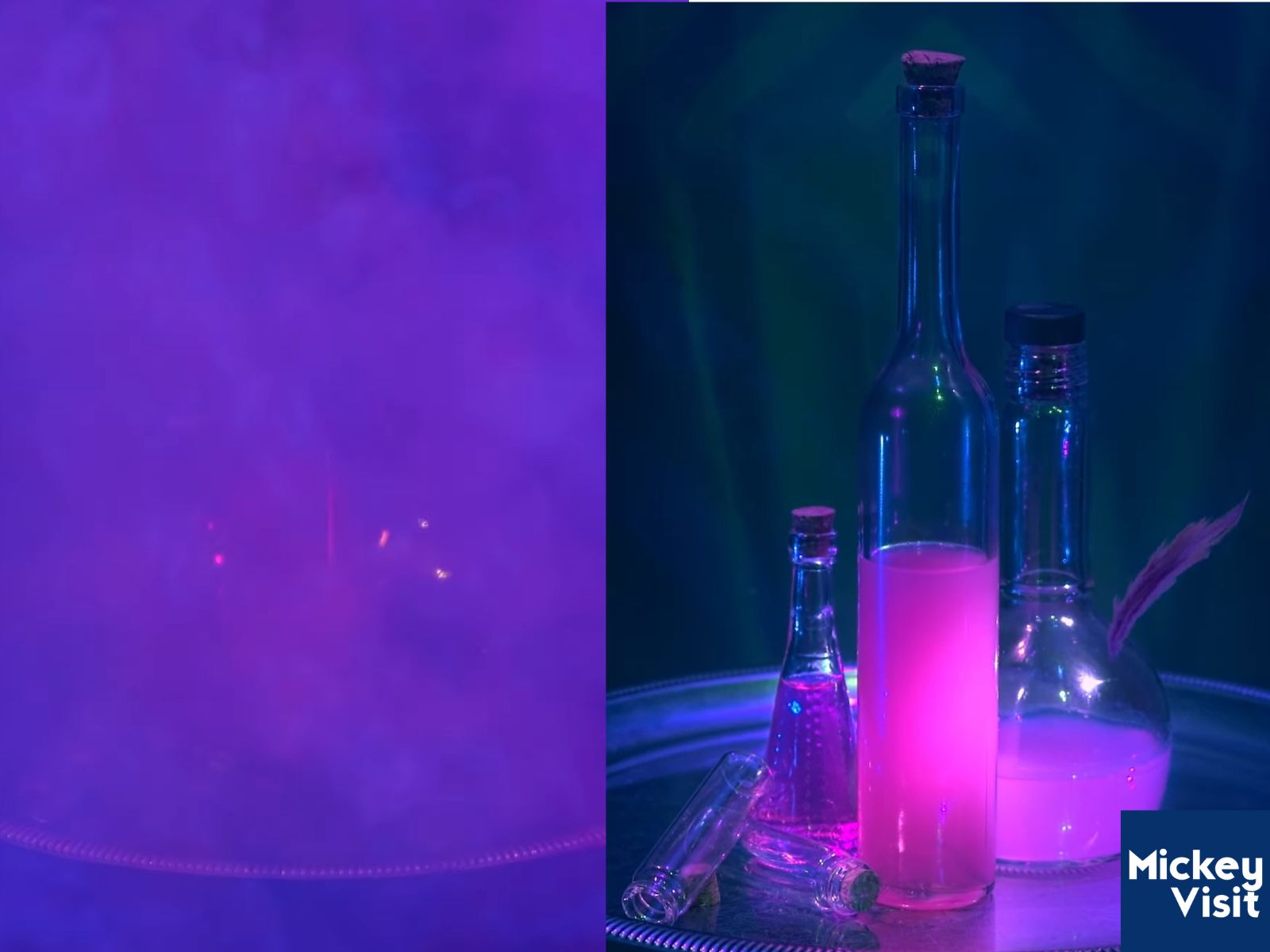 Potions on a table