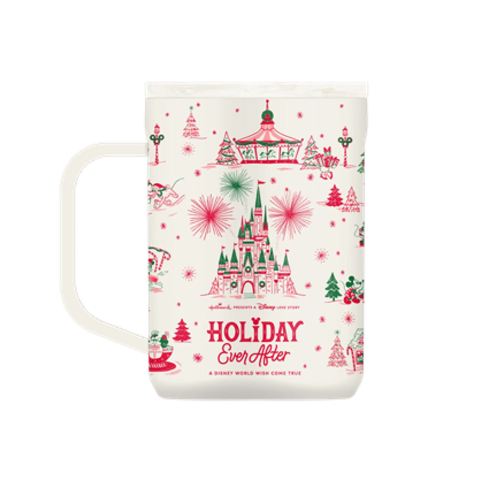 Holiday Ever After Corkcicle mug