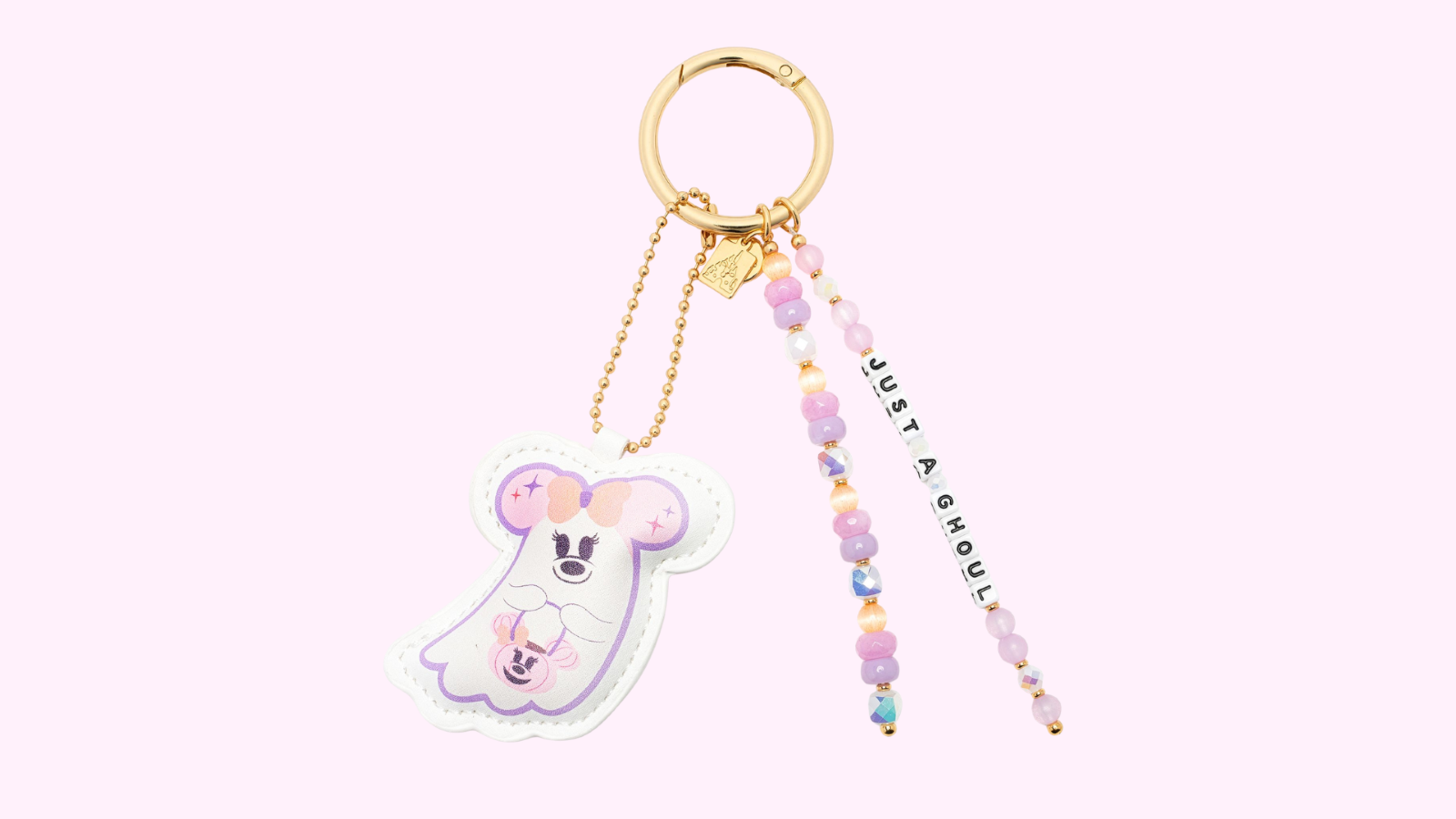 Cutie Ghosts keychain with Minnie ghost