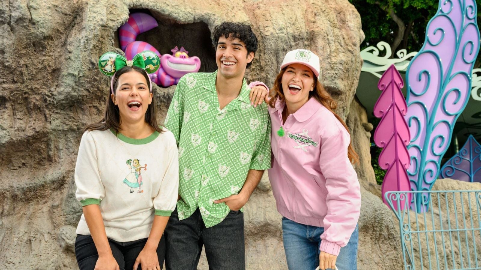 New pink and green Alice in Wonderland merchandise