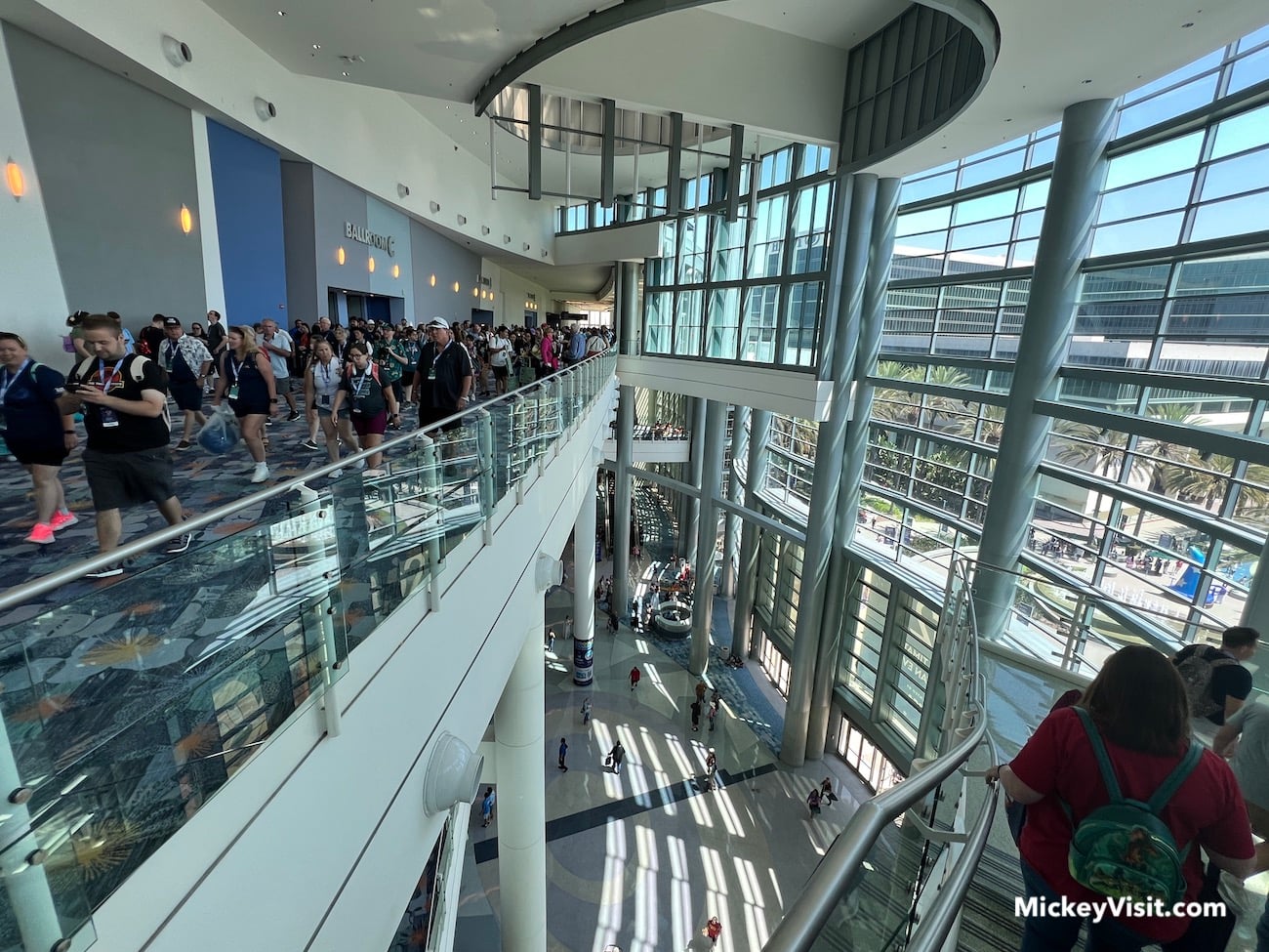crowds at d23 expo