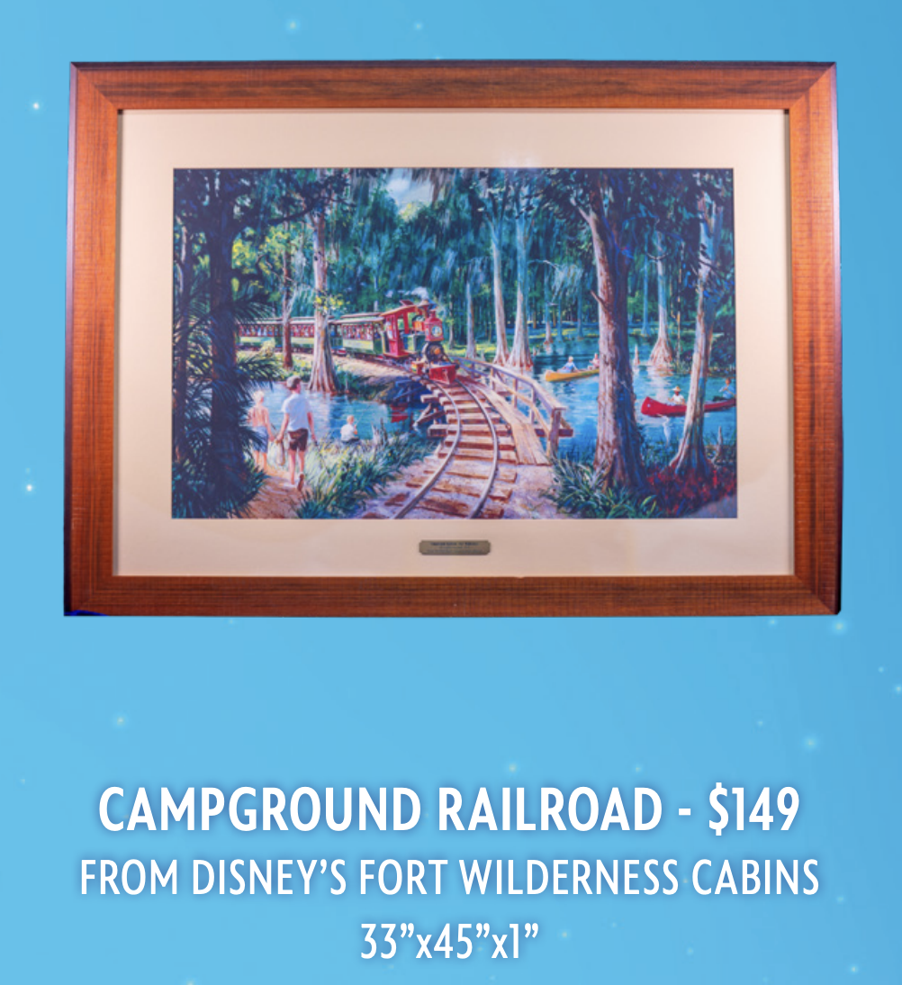 D23 auction railroad print
