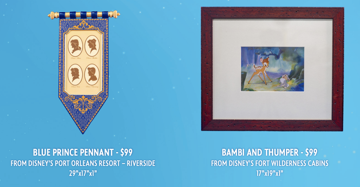 Disney merch auction
