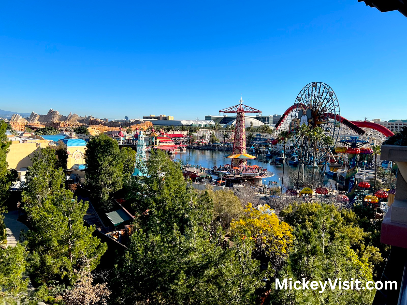 Landscape view of Disney California Adventure