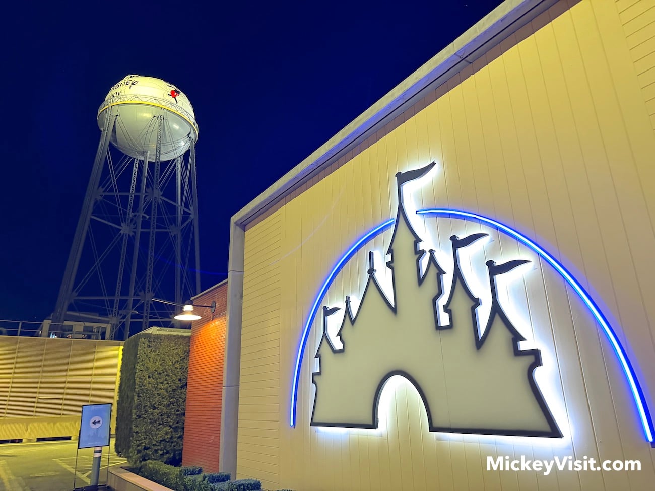 disney burbank building background