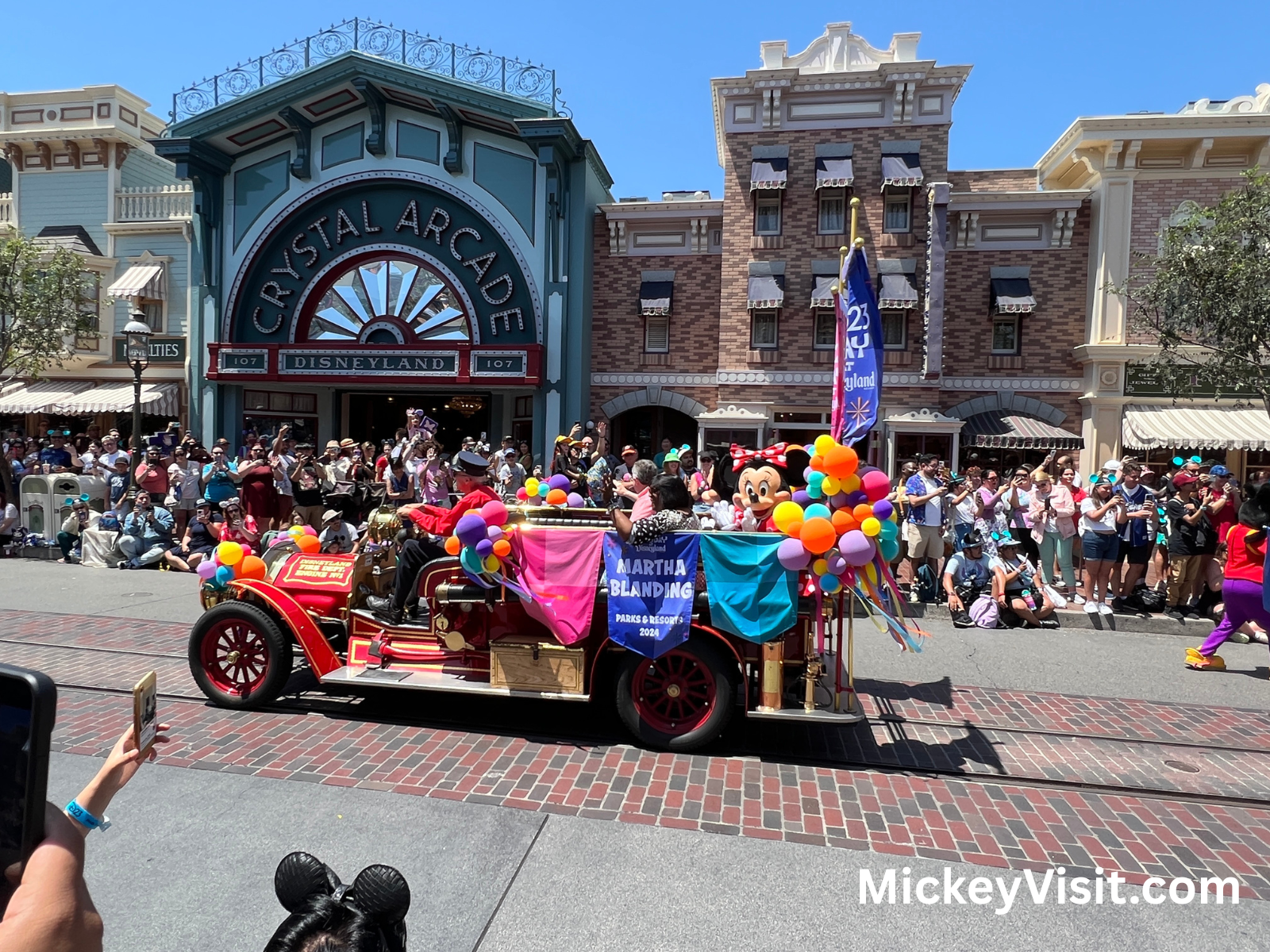 Disney Legends cavalcade trolley