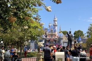 disneyland castle on main street