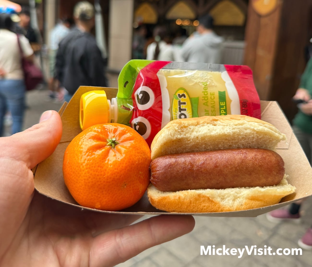 kids meal at troubador tavern disneyland