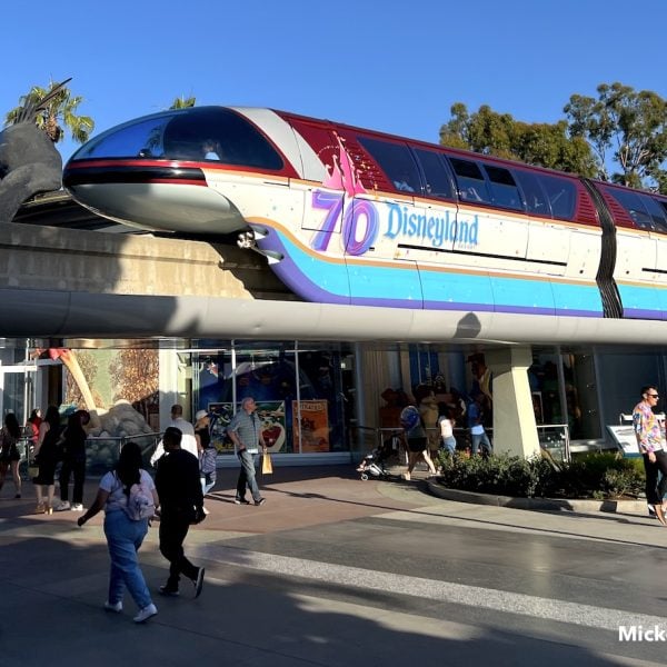 monorail view from downtown disney