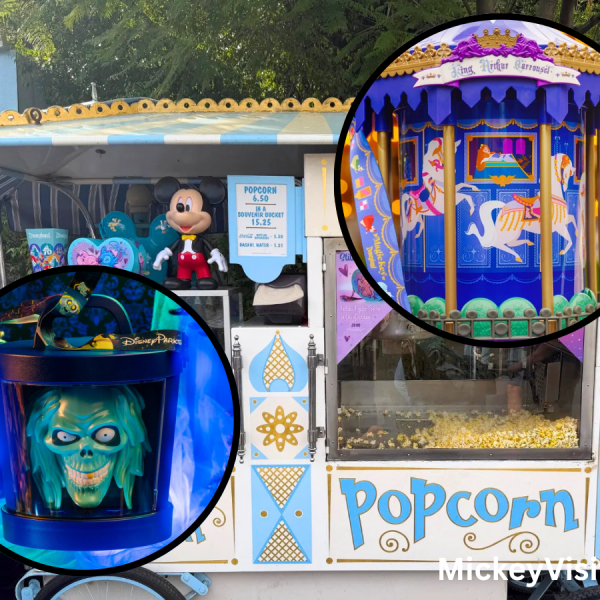 Disneyland popcorn cart