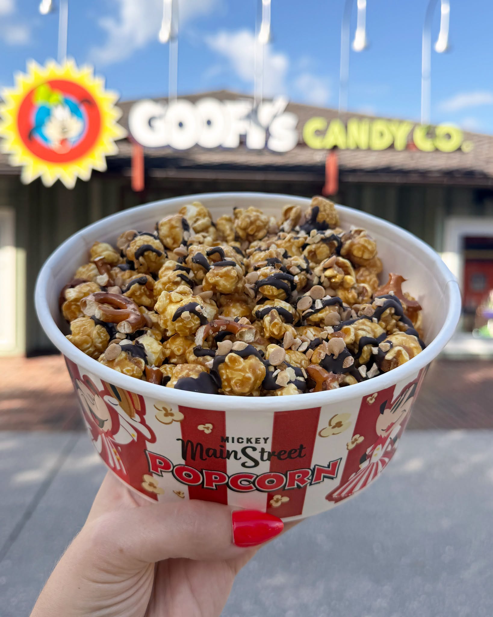 Disney Springs popcorn
