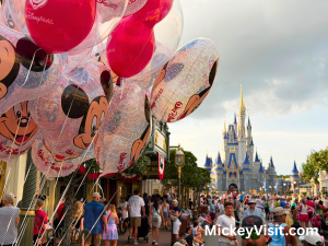 Disney World balloons on main street