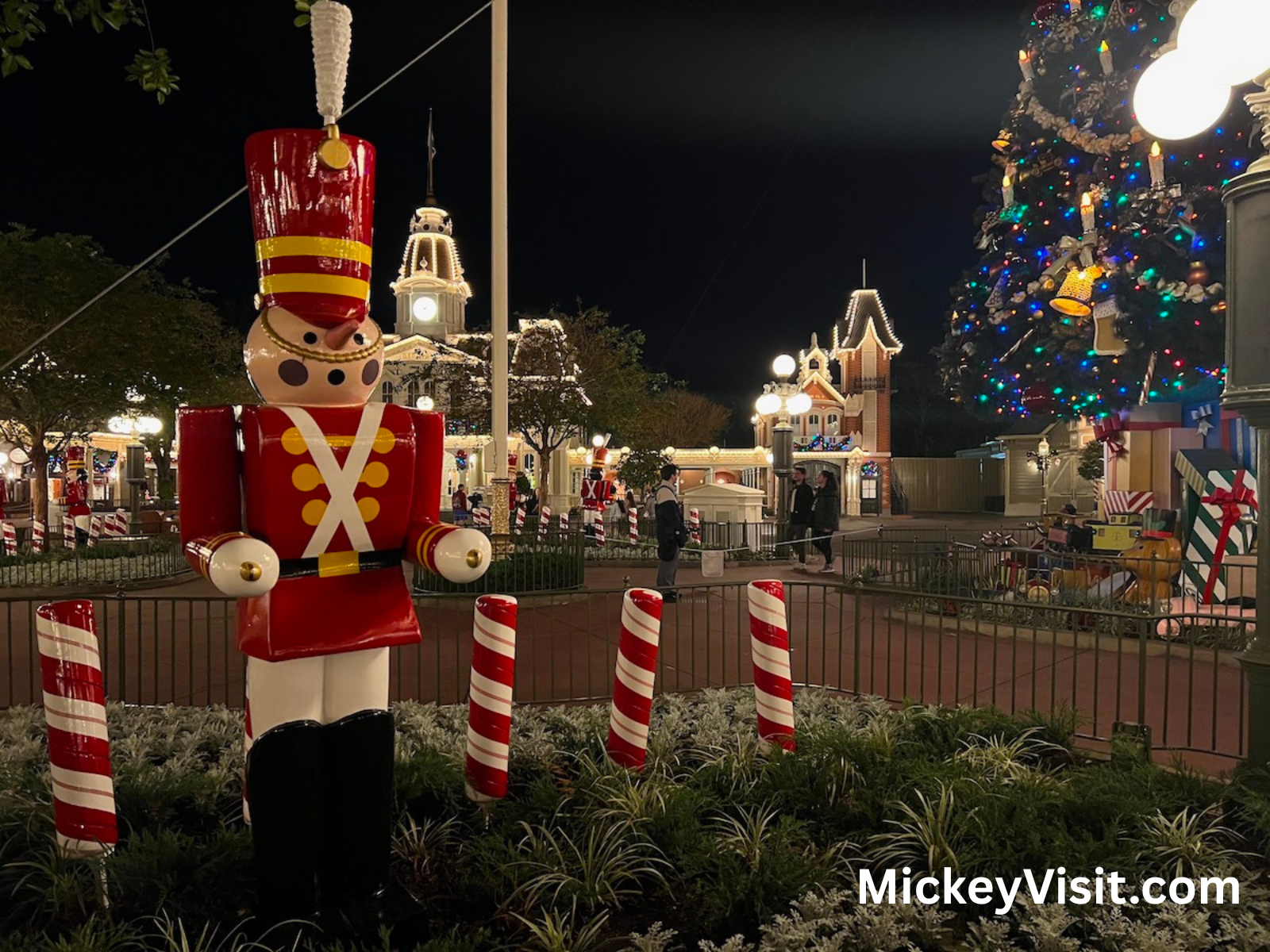 Christmas toy soldier at Magic Kingdom