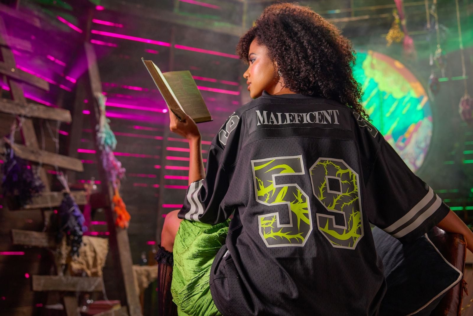 Maleficent football jersey