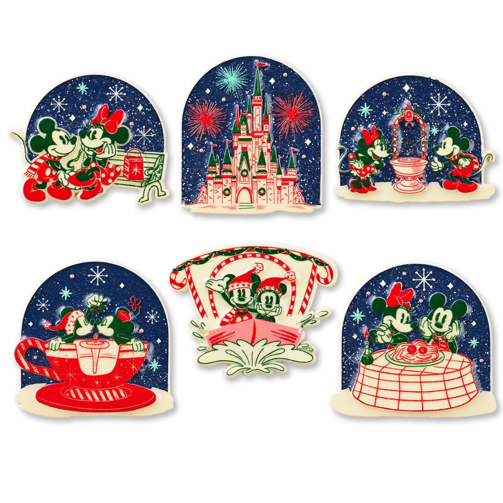 Holiday Ever After mystery pins set