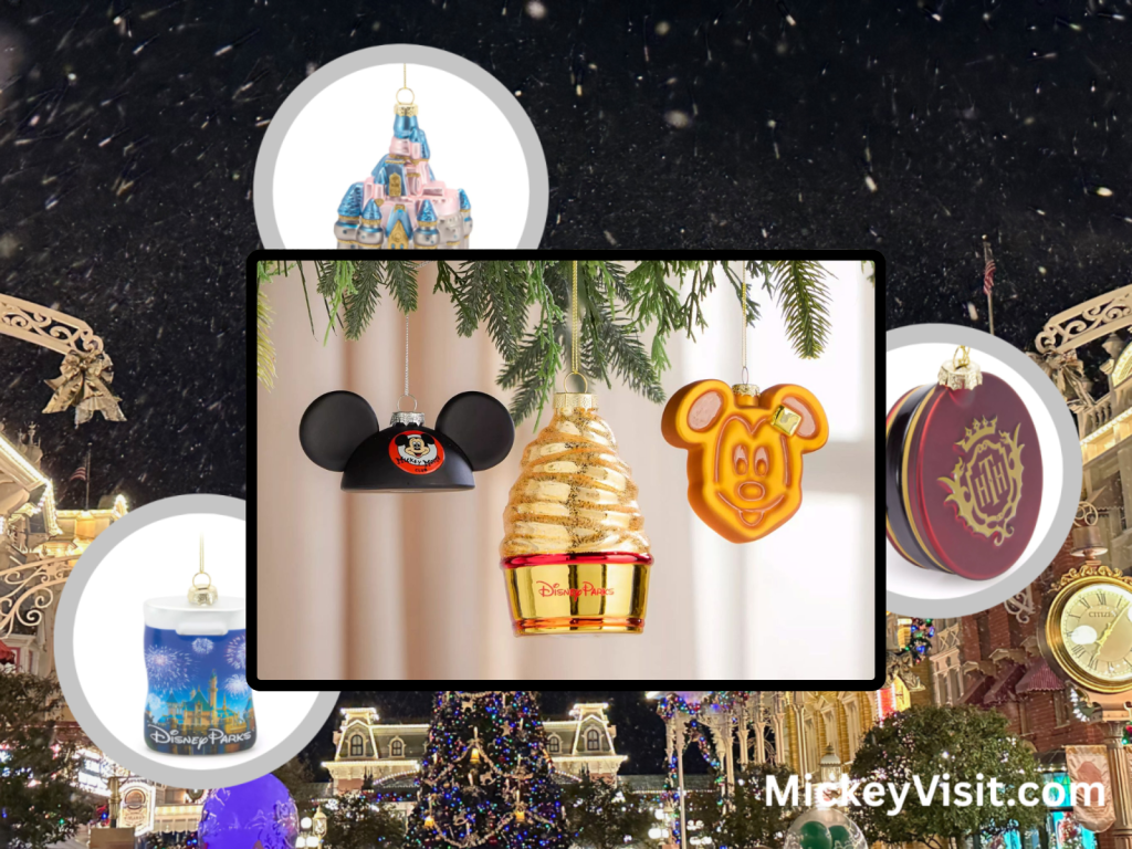 Disney Just Released Super Cute New Parks Glass Holiday Ornaments