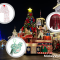 Disney World parade float with three circles featuring merchandise