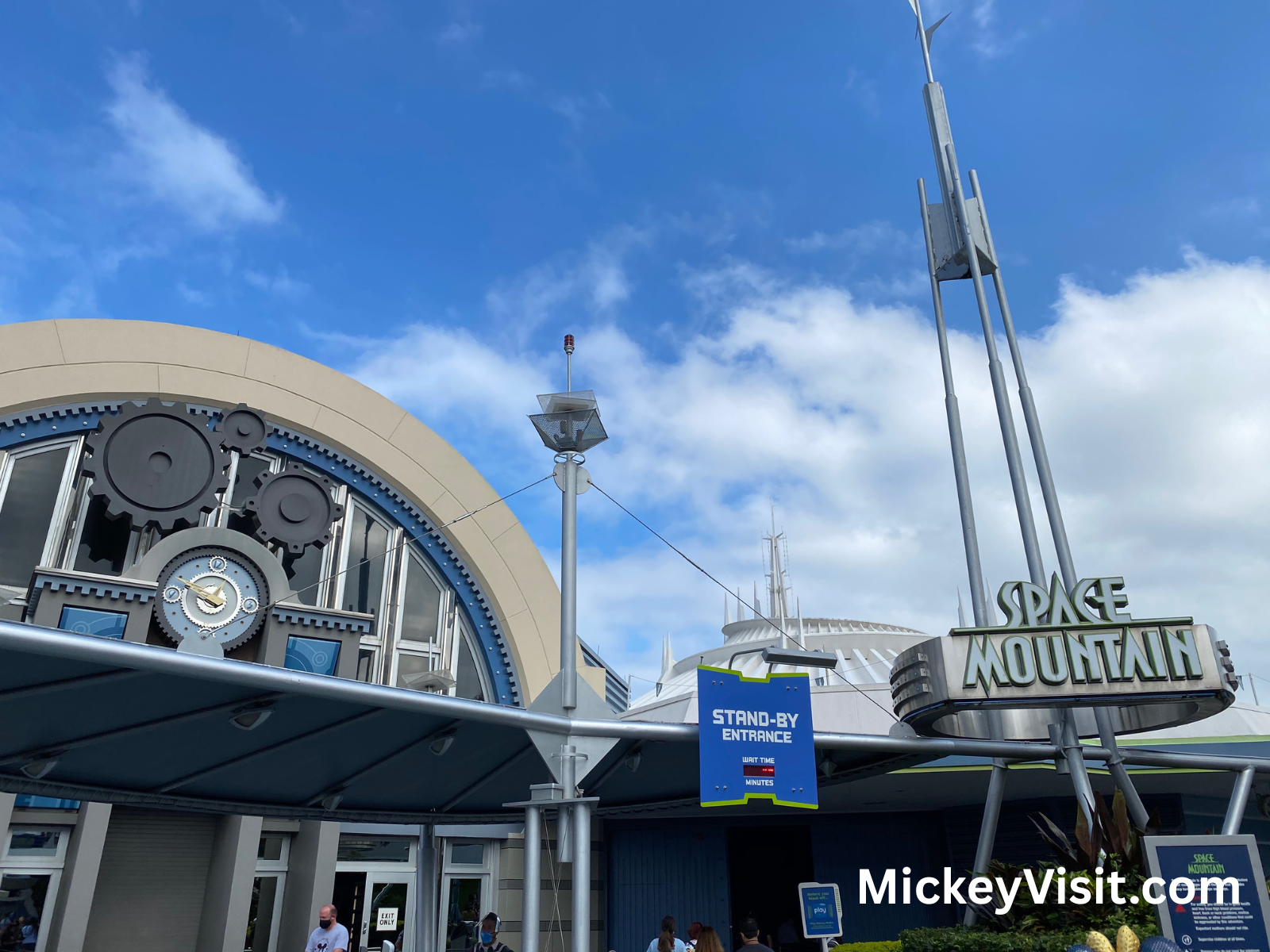 Exterior of Space Mountain at Magic Kingdom