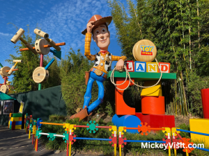Entrance to Toy Story Land at Hollywood Studios