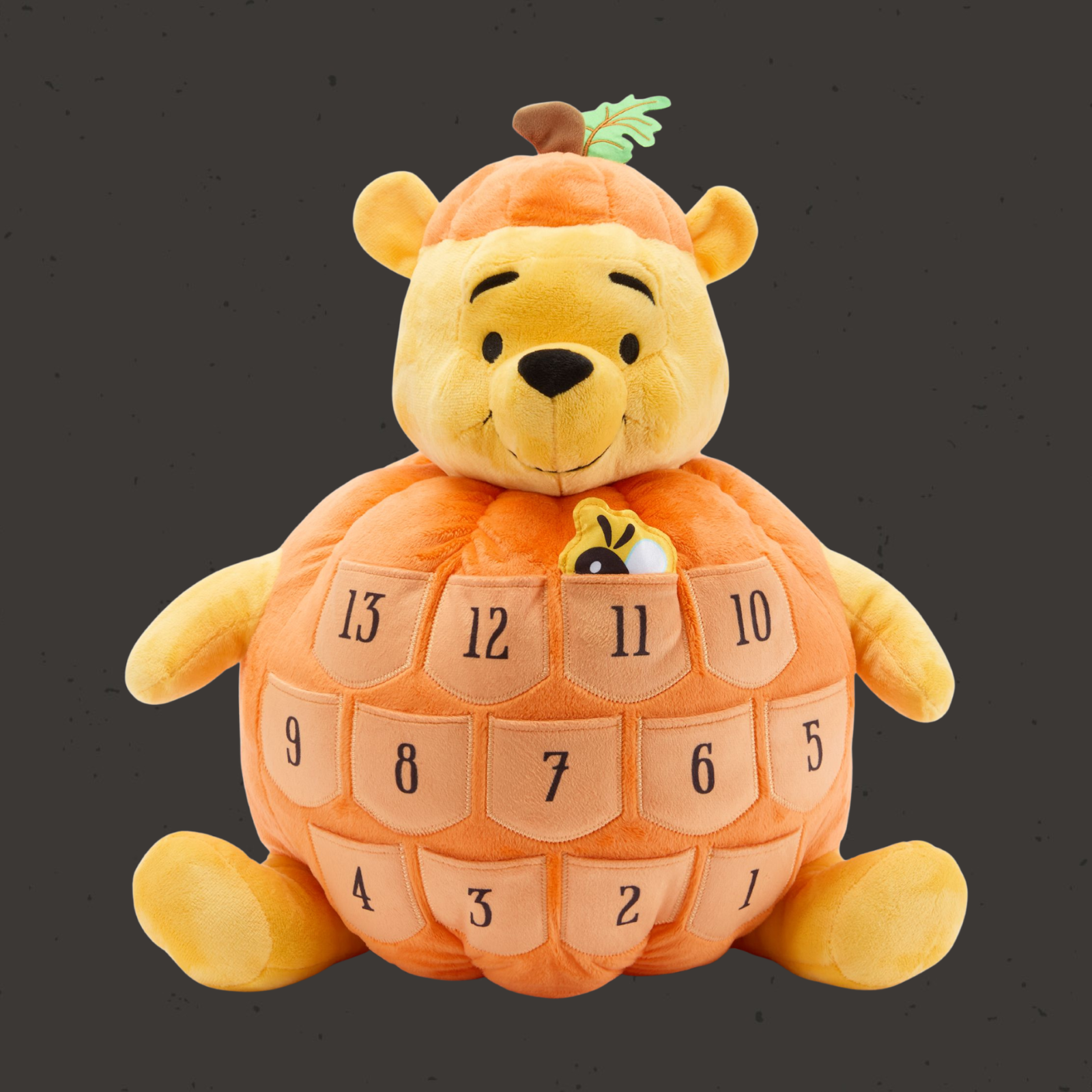 Winnie the Pooh countdown calendar plush
