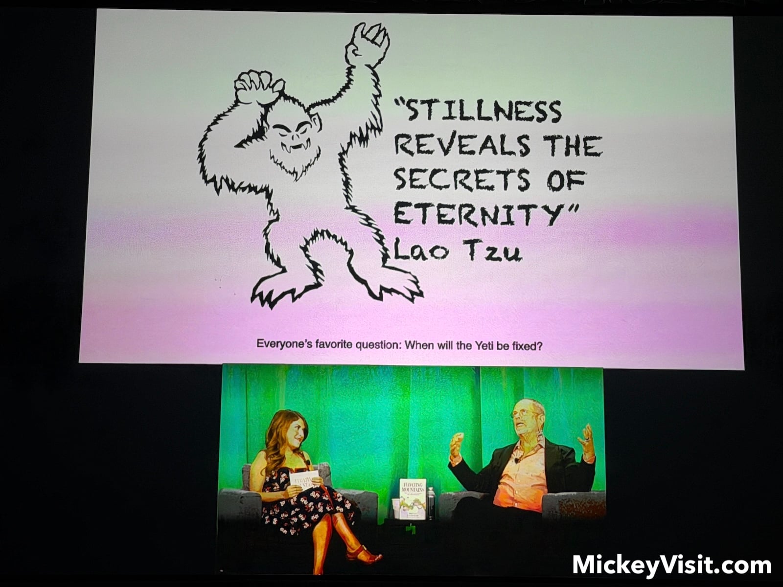 Joe Rohde and broken yeti cartoon
