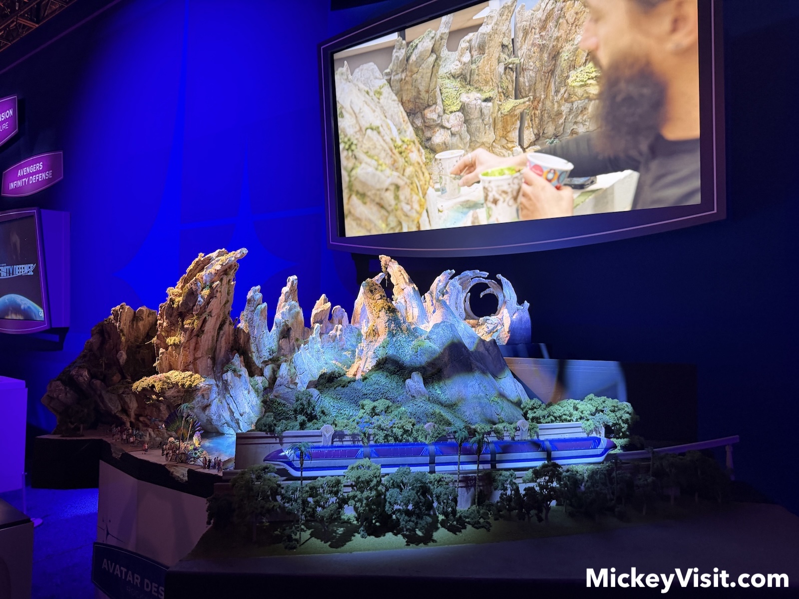 Avatar land scale model