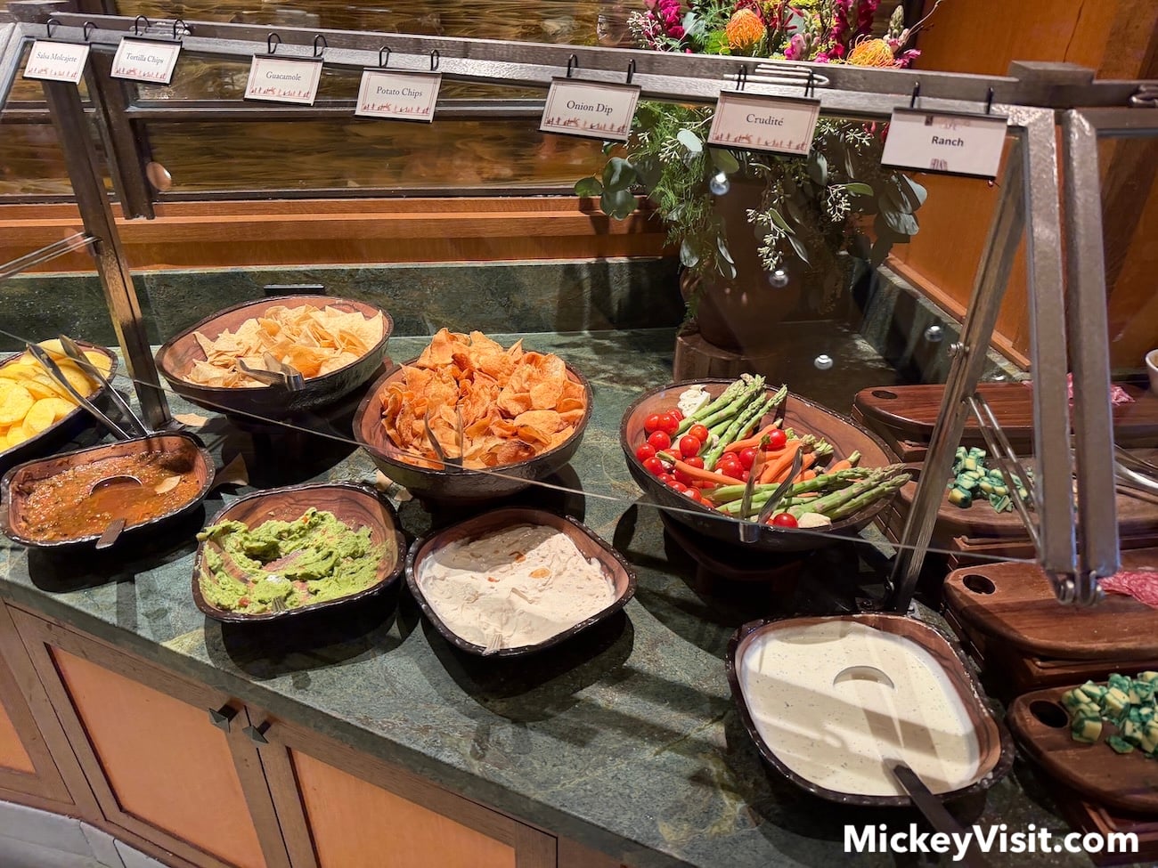 Food in buffet