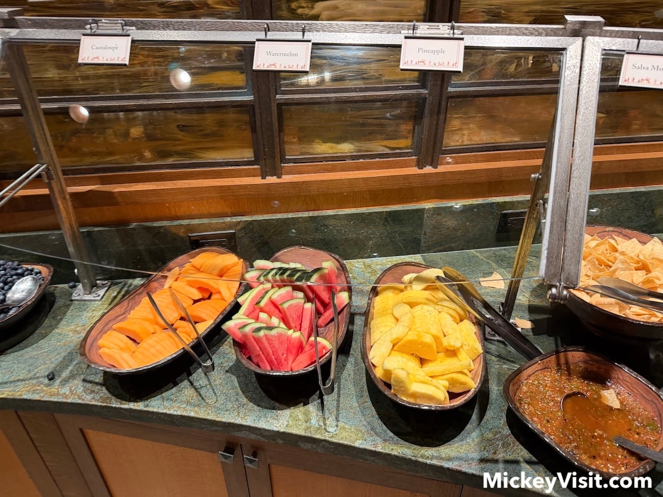 Food in buffet