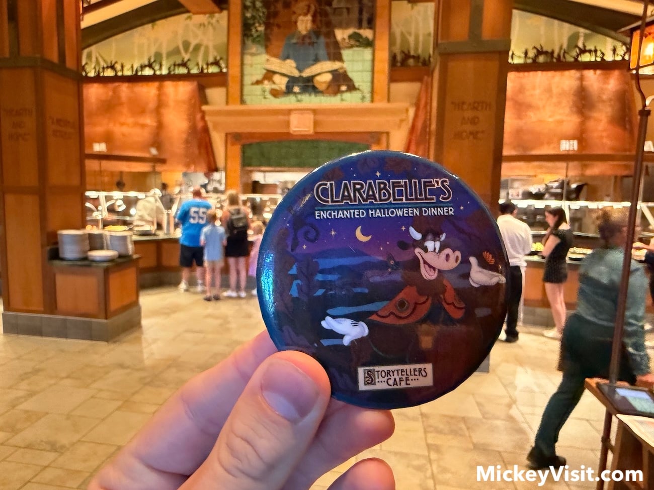 Clarabelle Cow button
