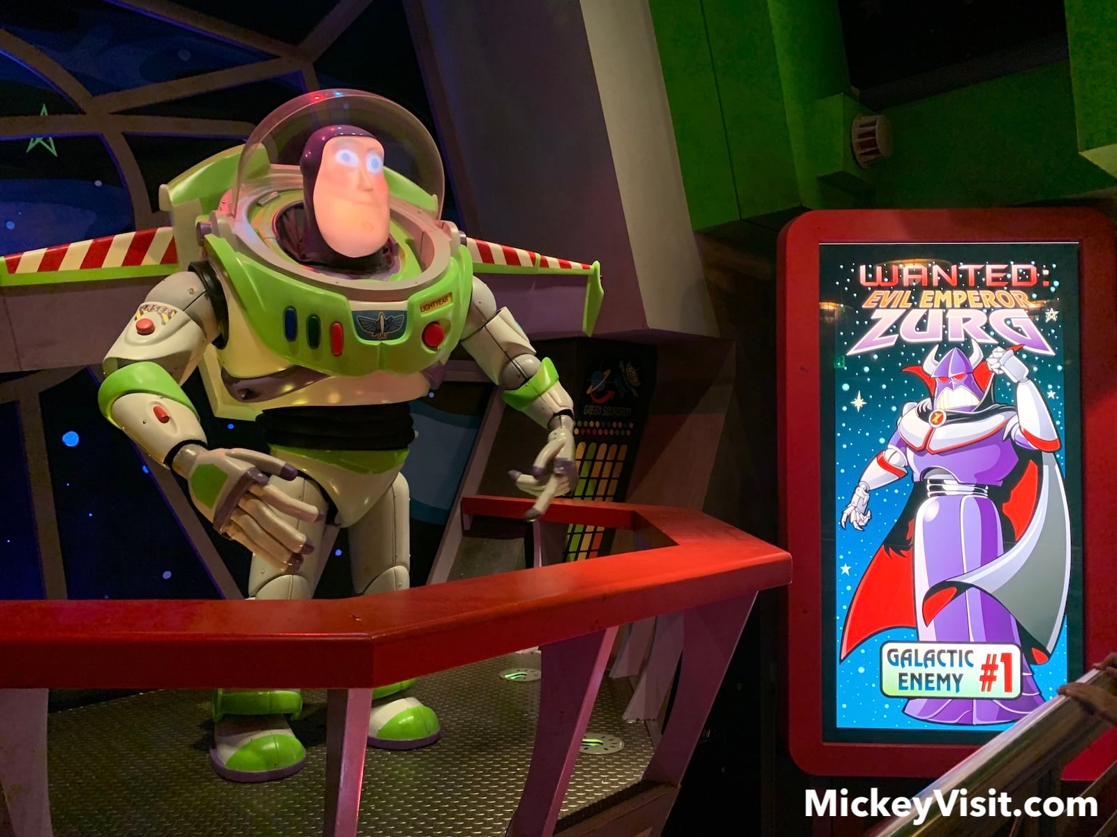 Buzz Lightyear Audio-Animatronics figure