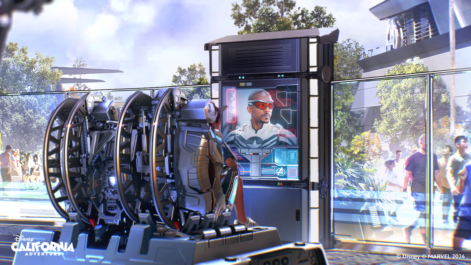 Captain America on STark Flight Lab