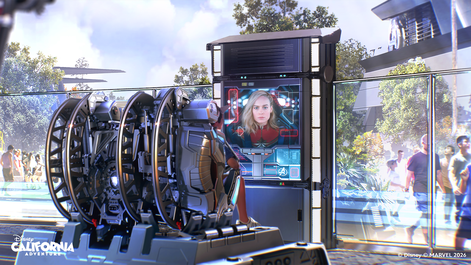 Captain Marvel on Stark Flight Lab