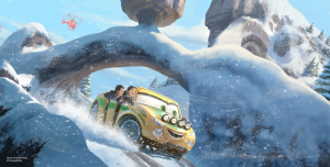 Cars Ridge Run Rally concept art