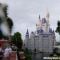 Cinderella Castle in rain