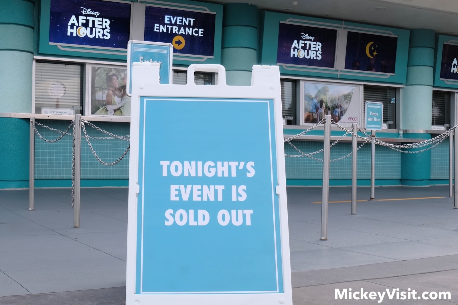 Sold out sign