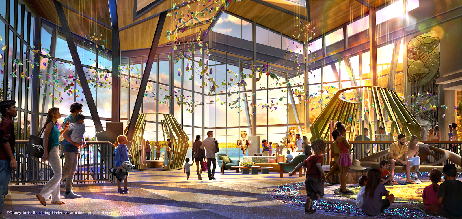 Hotel lobby concept art