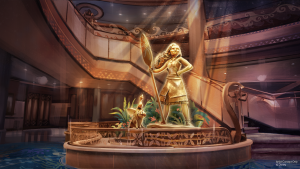 Moana atrium statue