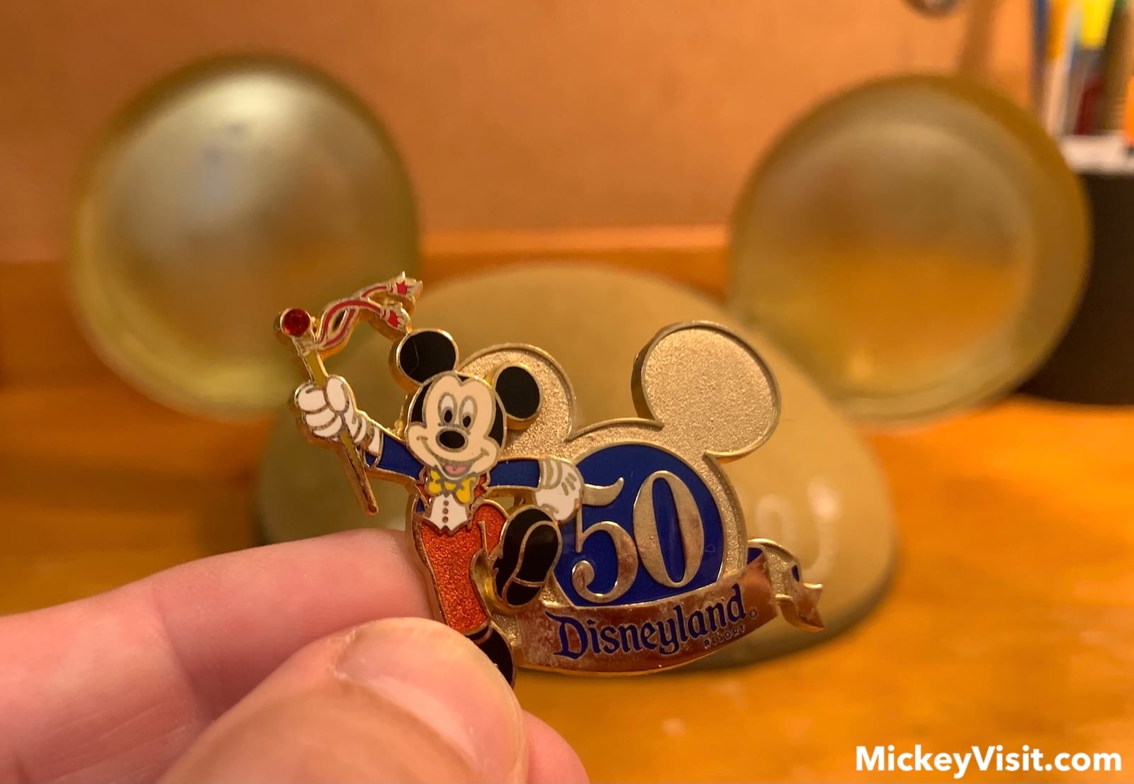 Disneyland 50th anniversary pin