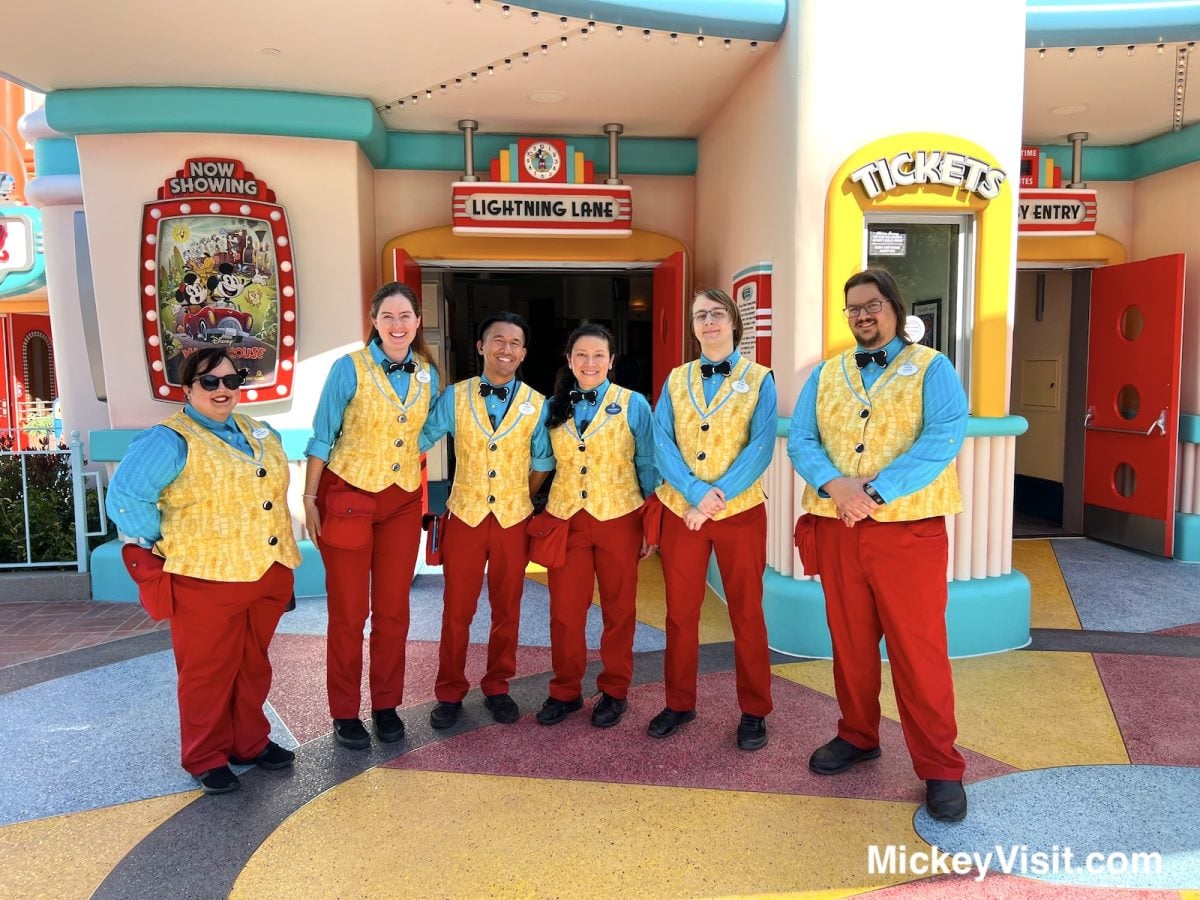 Disneyland Cast Members at Mickey & Minnie's Runaway Railway