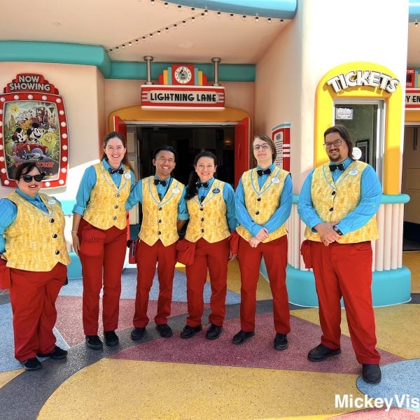 Disneyland Cast Members at Mickey & Minnie's Runaway Railway