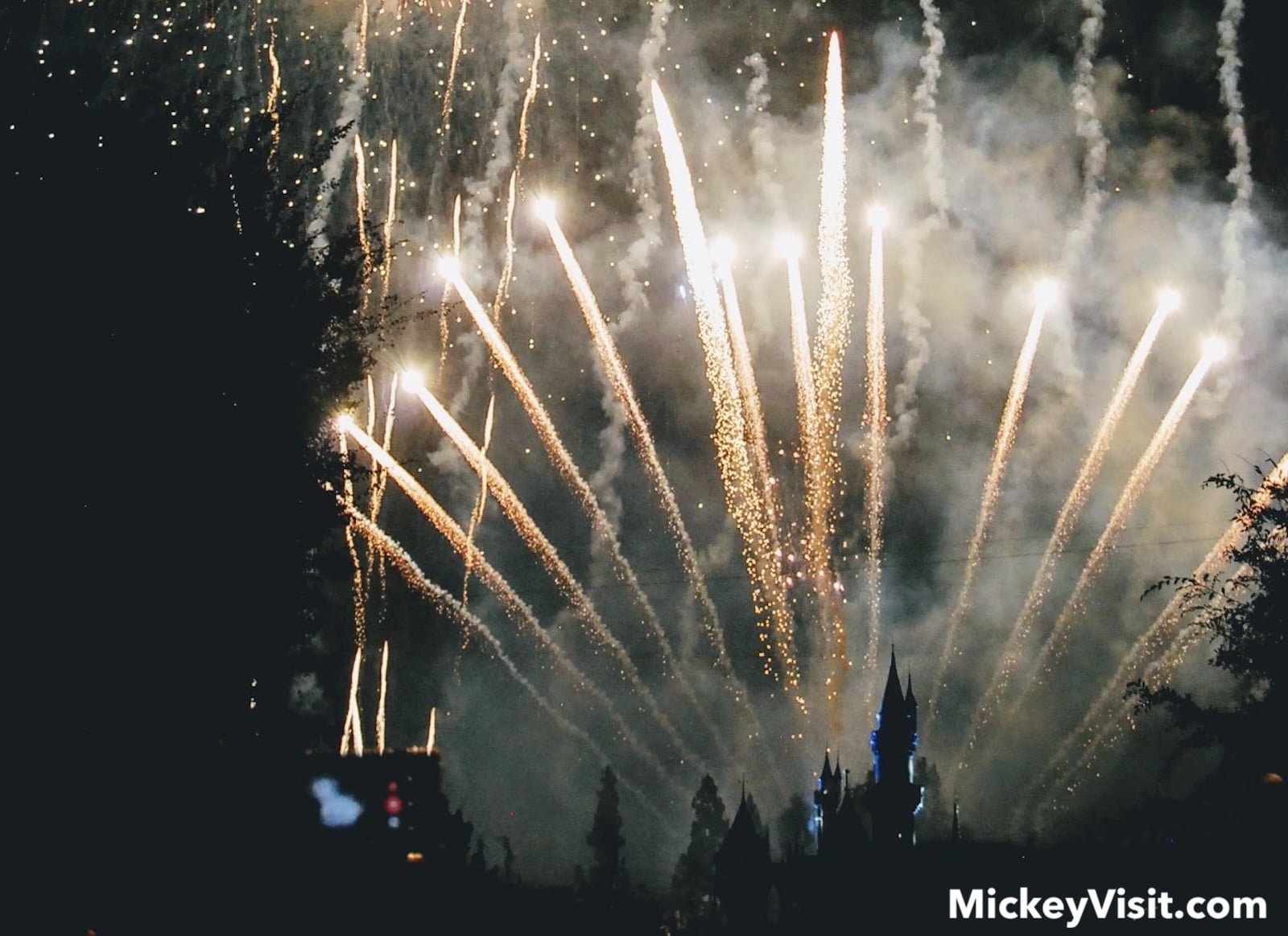 Fireworks at Disneyland