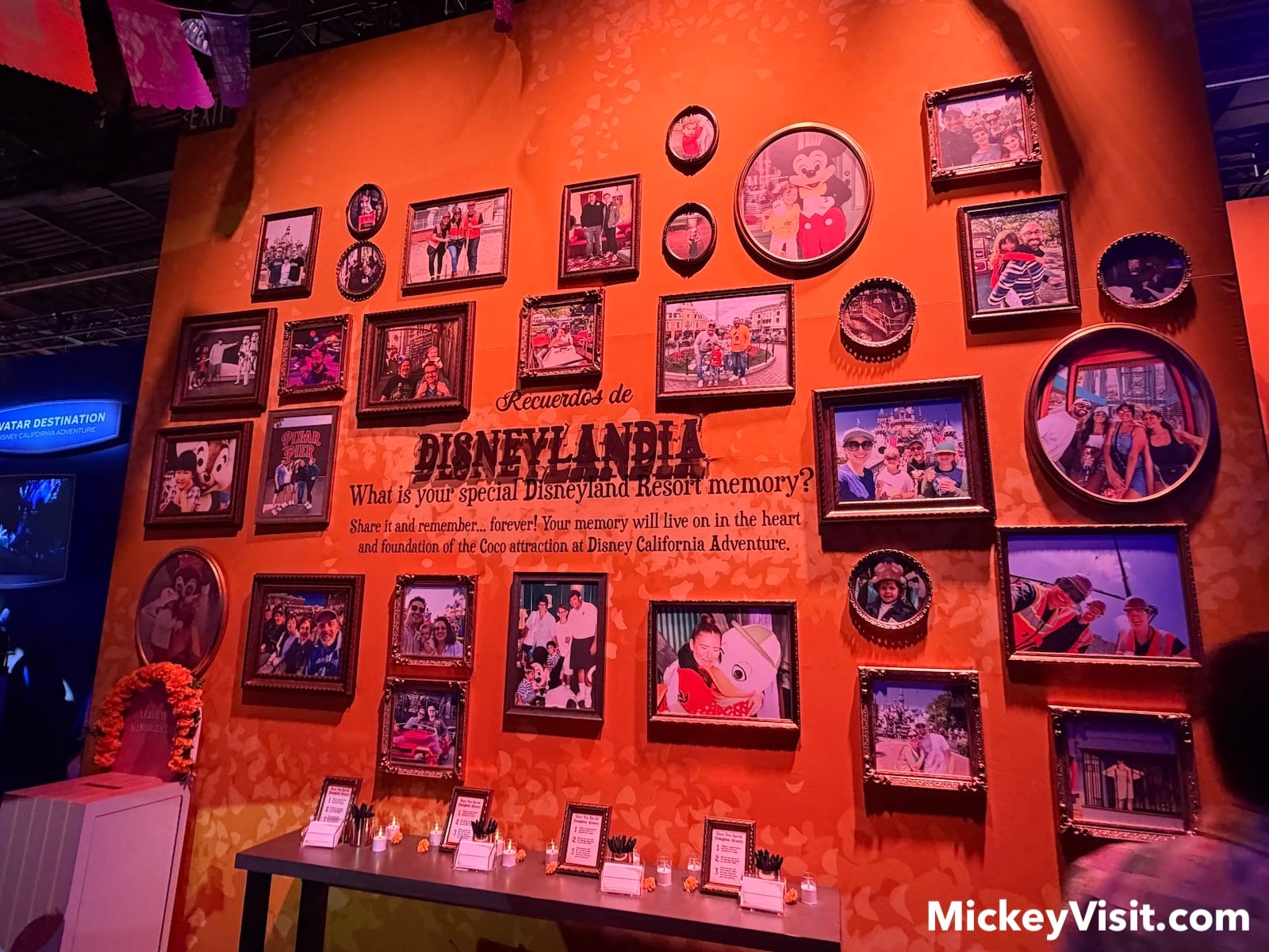 Disney memory wall
